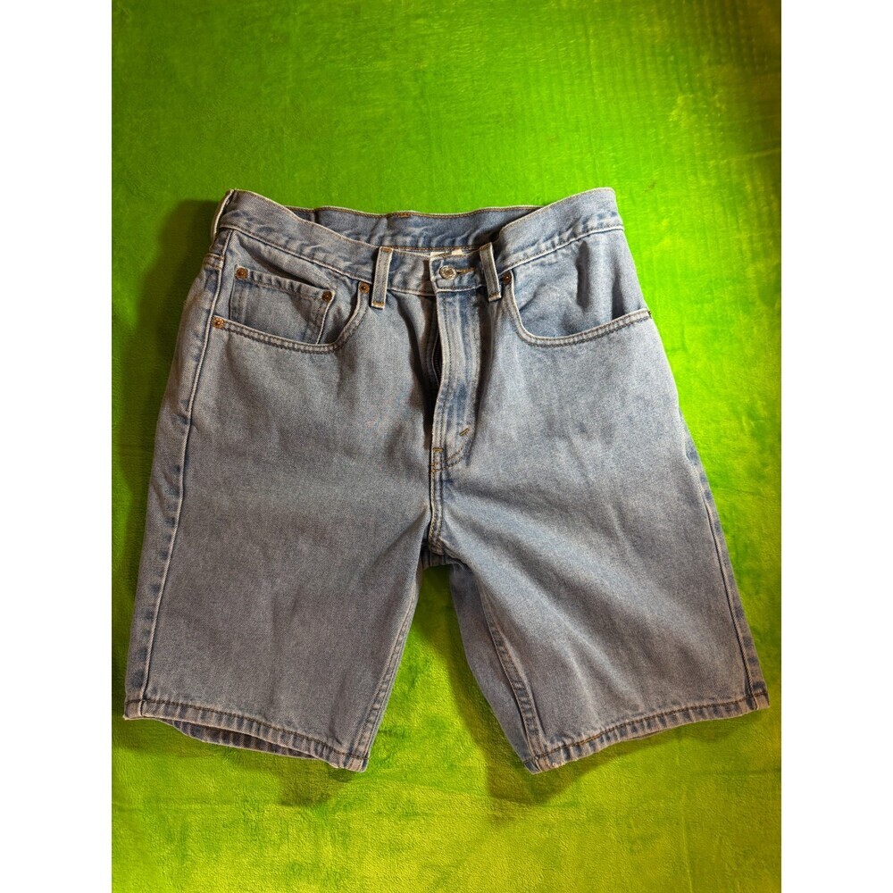 Vintage Y2K Levi's 505 Jorts Mens W32 Light Wash Denim Jean Shorts Regular Fit